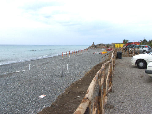 La spiaggia di Zappulla - Torrenova a metri 500 da Rocca di Capri Leone