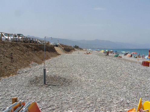 La spiaggia di Zappulla - Torrenova a metri 500 da Rocca di Capri Leone