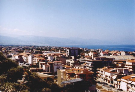 Una veduta della zona urbana della citt di Capo d'Orlando (Sicilia - Messina)