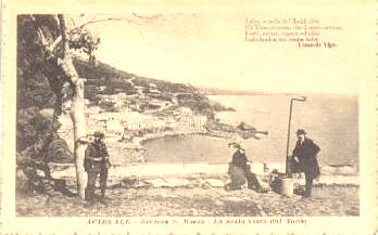 Foto storica di Acireale - Panorama del 1920