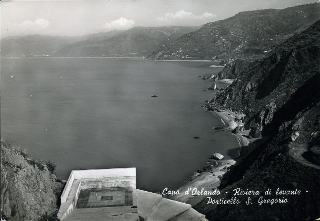 Una foto storica di Capo d'Orlando (Sicily) scattata dal Monte della Madonna