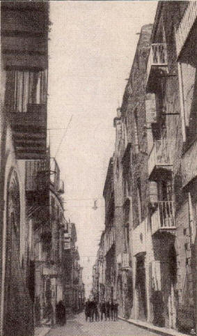 Corso Ruggero nella citt siciliana di Cefal