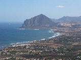 Monte Cofano e panorama sul mare (Sicilia)