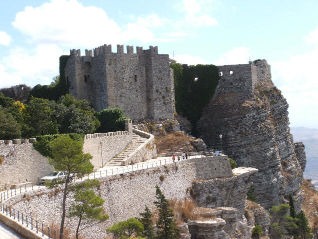 Storico ed antico castello di Venere ad Erice provincia di Trapani - Sicilia