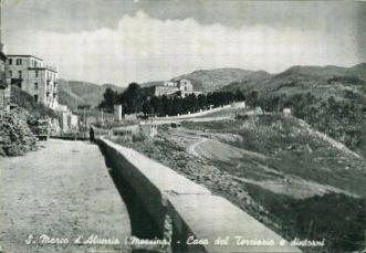 Antica veduta della casa del terziario a San Marco d'Alunzio