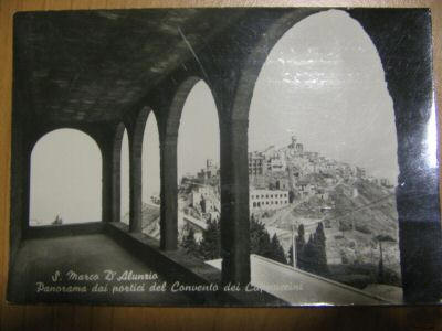 Veduta dai portici del convento dei cappuccini di San Marco d'Alunzio